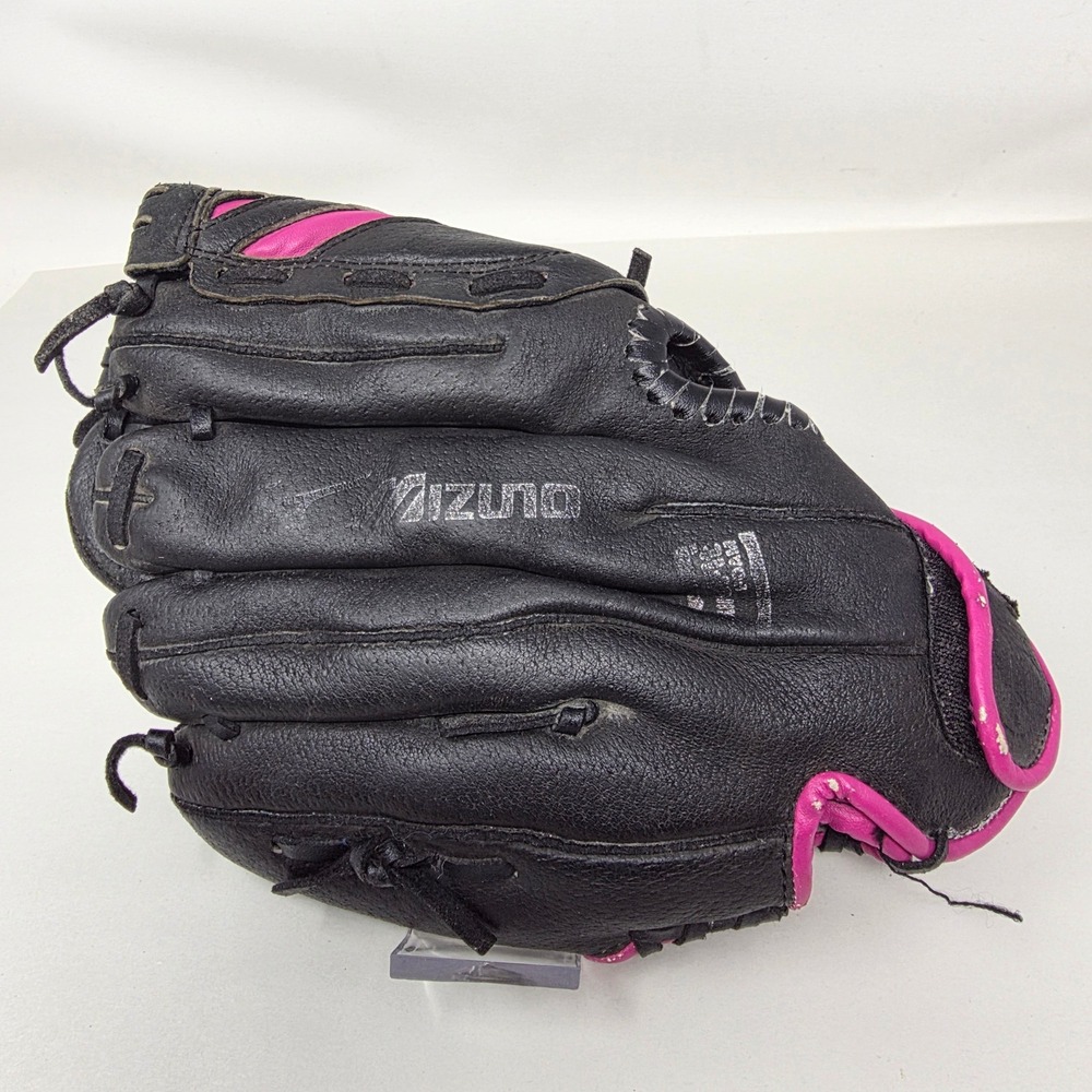 Mizuno Prospect Softball Glove Youth 11 inch Finch II Black Pink PowerClose Good